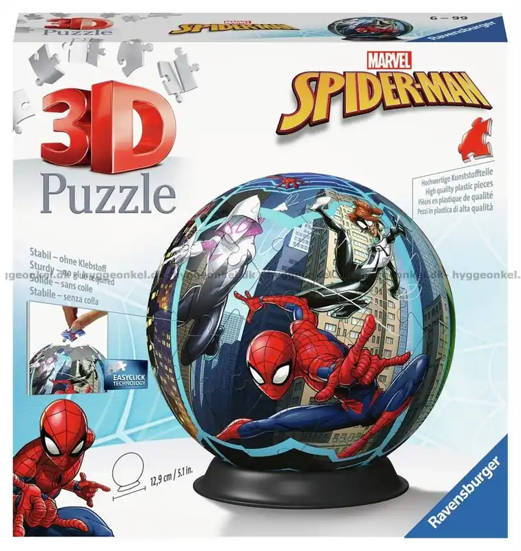 3D Boll Marvel - Spider-Man, 72 bitar - Kundfavorit