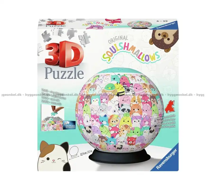 Rea - 3D Boll Squishmallows, 72 bitar