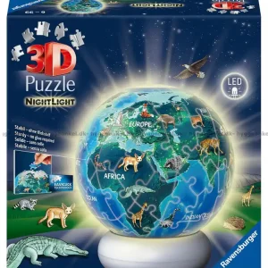 3D Världens djur - Natt, 72 bitar - Extra rabatt