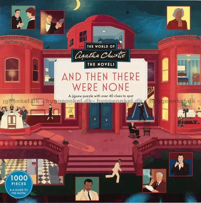 Agatha Christies världen And Then There Were None, 1000 bitar - Tillverkarpris
