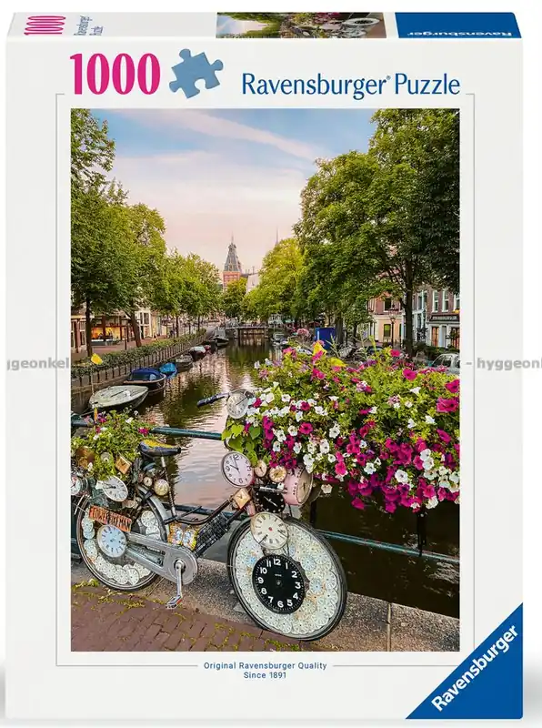 Amsterdam Cykel, 1000 bitar | Toppkvalitet