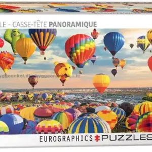 Extra rabatt | Ballongfärden - Panorama, 1000 bitar