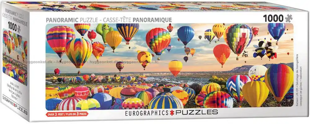 Extra rabatt | Ballongfärden - Panorama, 1000 bitar