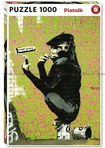 Nyhet i sortimentet - Banksy Gatukonst med attityd, 1000 bitar