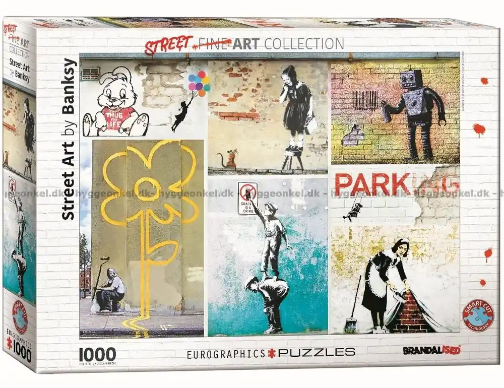 Banksy Kollage, 1000 bitar - Rekommenderas