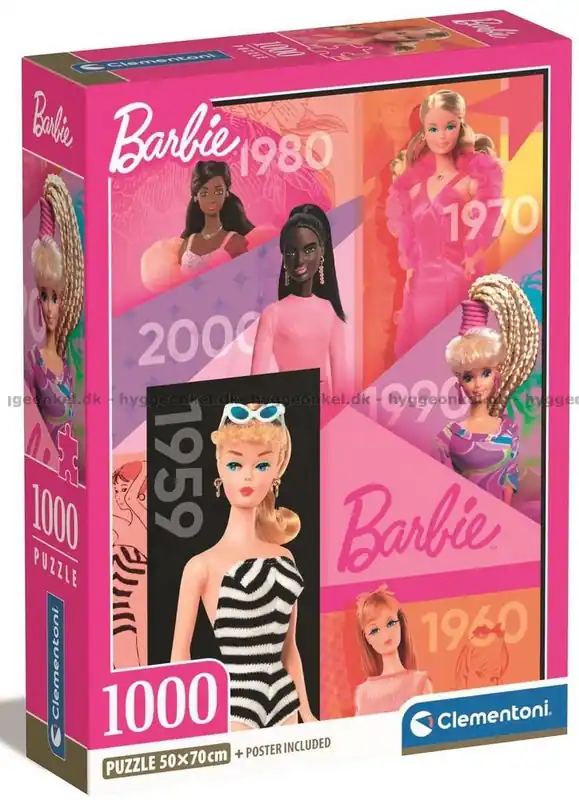 Specialerbjudande | Barbie genom tiderna, 1000 bitar