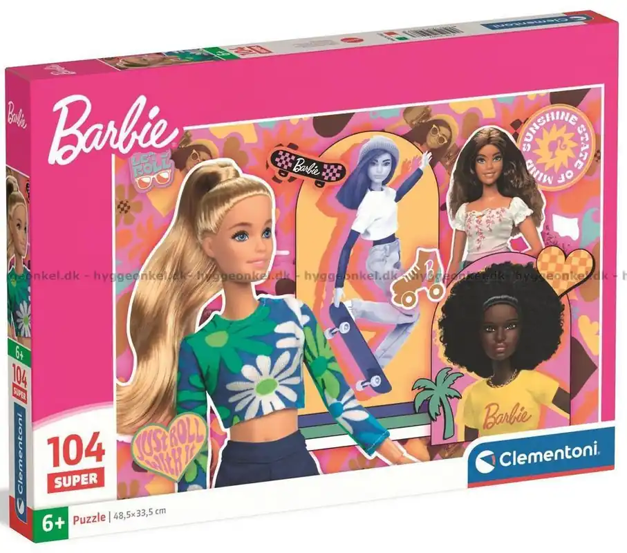 Bästa pris - Barbie Vänner på hjul, 104 bitar