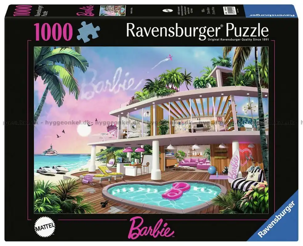 Barbies strandvilla, 1000 bitar - Tryggt köp