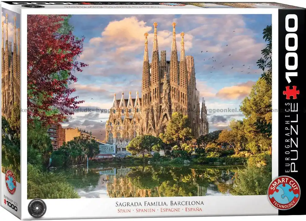 Kanonpris | Barcelona Kvällsljus över stadens katedral, 1000 bitar