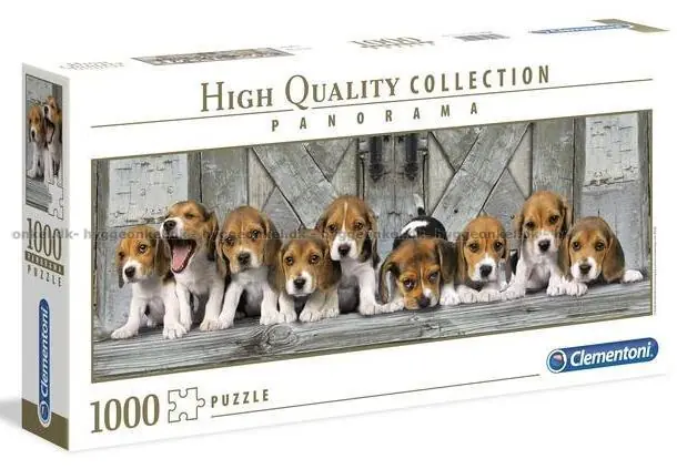 Skynda dig - Beagles - Panorama, 1000 bitar