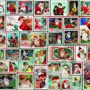 Behr Frimärken med jultomten, 1000 bitar - Köp nu