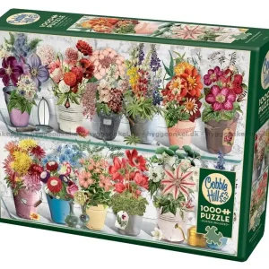 Behr Färgglada blommor i krukor, 1000 bitar | Superpris