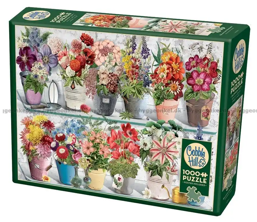 Behr Färgglada blommor i krukor, 1000 bitar | Superpris