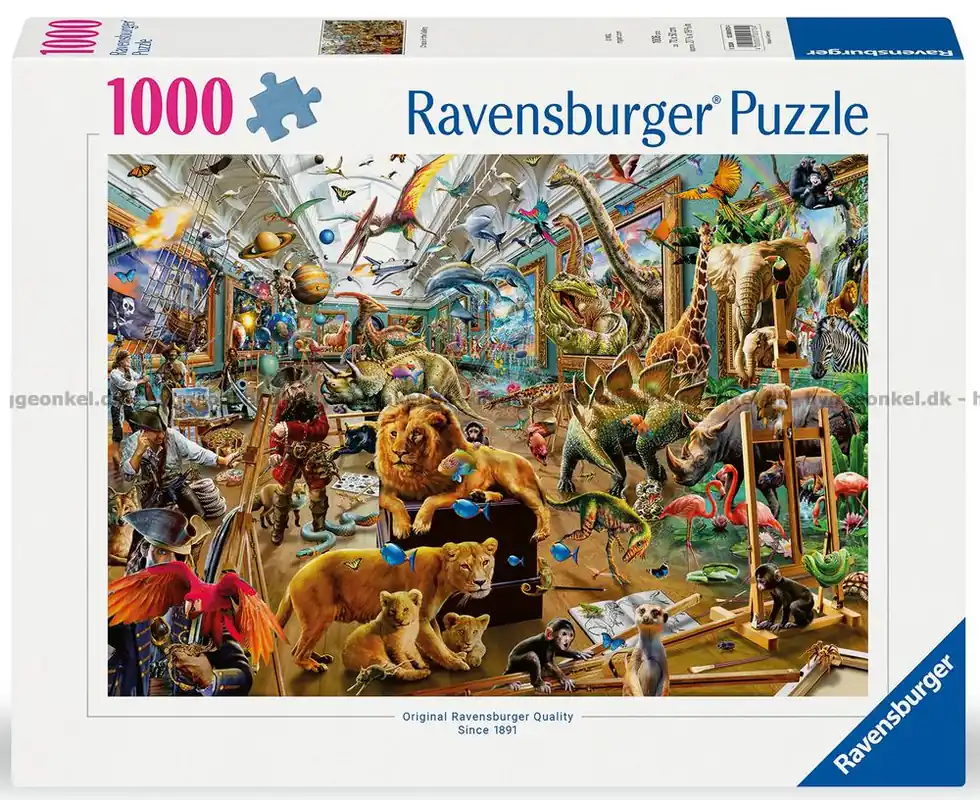 Kanonerbjudande - Bliver levande Kaos på museet, 1000 bitar