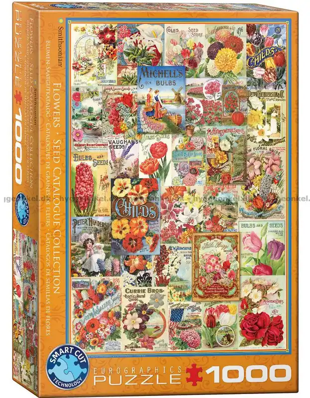 Endast denna vecka - Blommor Collage, 1000 bitar