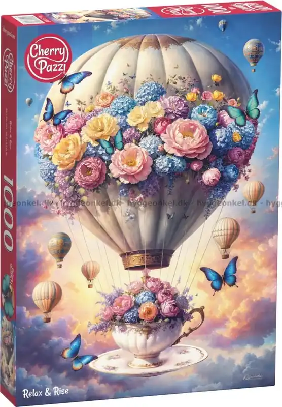 Endast idag | Blomsterballongens resa, 1000 bitar