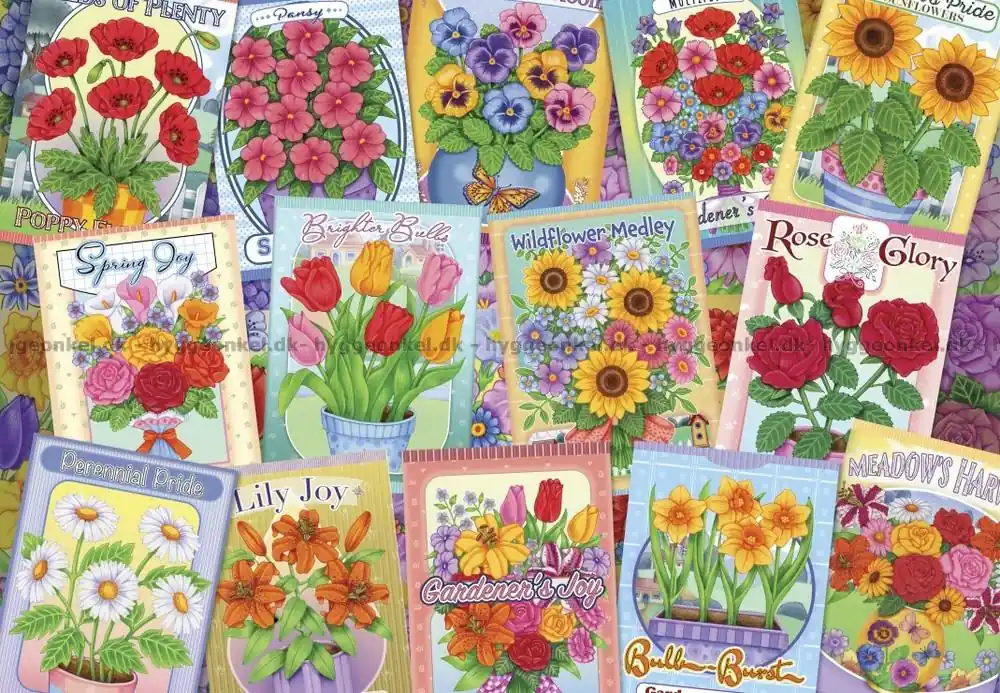Bara idag - Blomsterdrömmar i trädgården, 1000 bitar
