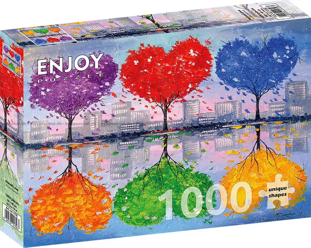 Blomstrande kärlek, 1000 bitar - Lågt pris