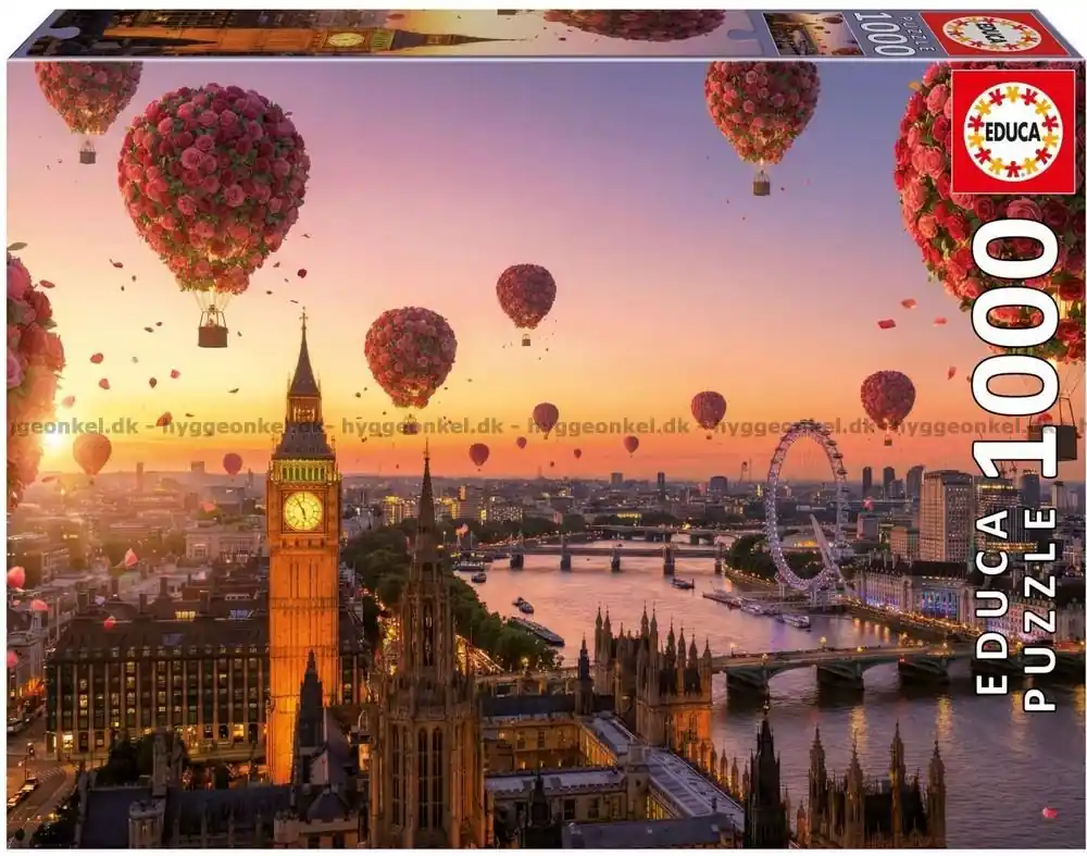 Populärt just nu | Blomstrande luftballonger över London, 1000 bitar