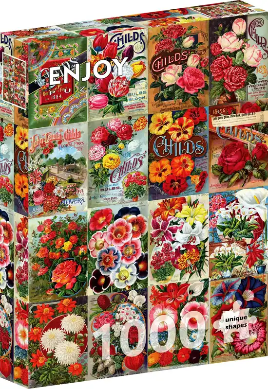 Blomstrande nostalgi, 1000 bitar | Passa på
