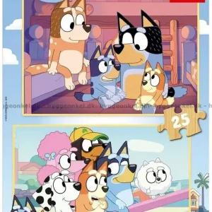 Bluey Roligt och kvällsmys, 2x25 bitar - Lägg i varukorg