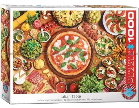 Bordet är dekt Italien, 1000 bitar | Professionell kvalitet