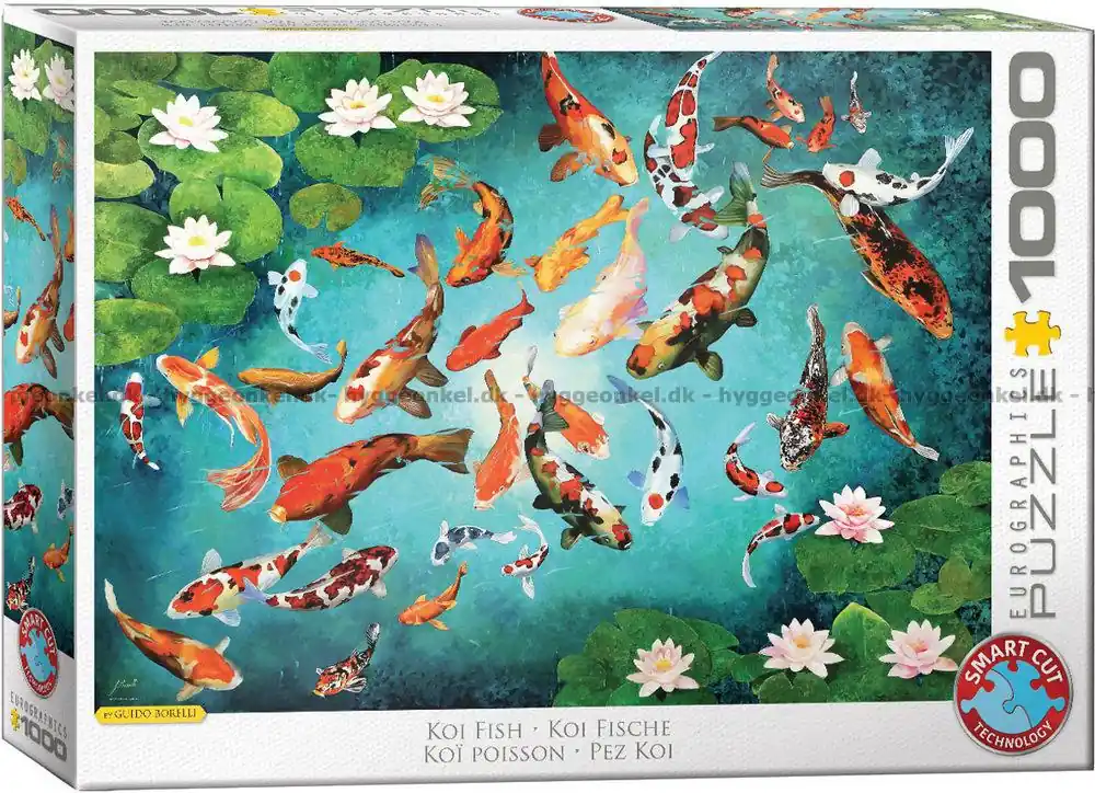 Borelli Färgglada karp, 1000 bitar - Fabrikspris