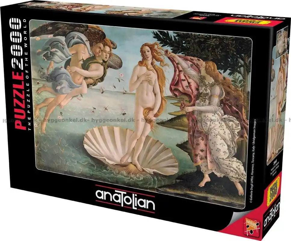 Nedsatt pris - Botticelli Venus födelse - Konst, 2000 bitar