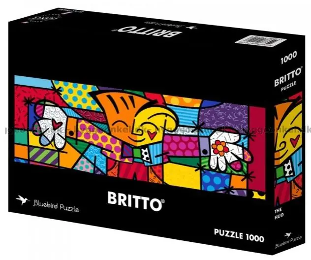 Britto Färgglad kram - Panorama, 1000 bitar | Prisnedsättning