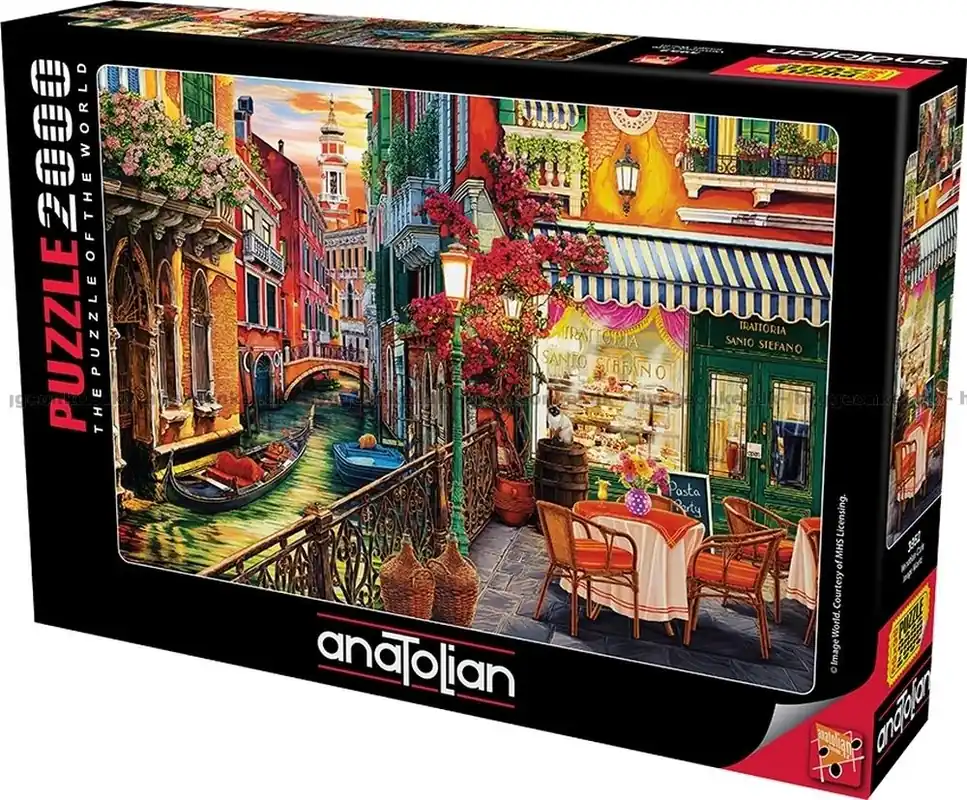 Cafe i Venedig, 2000 bitar - Expressleverans