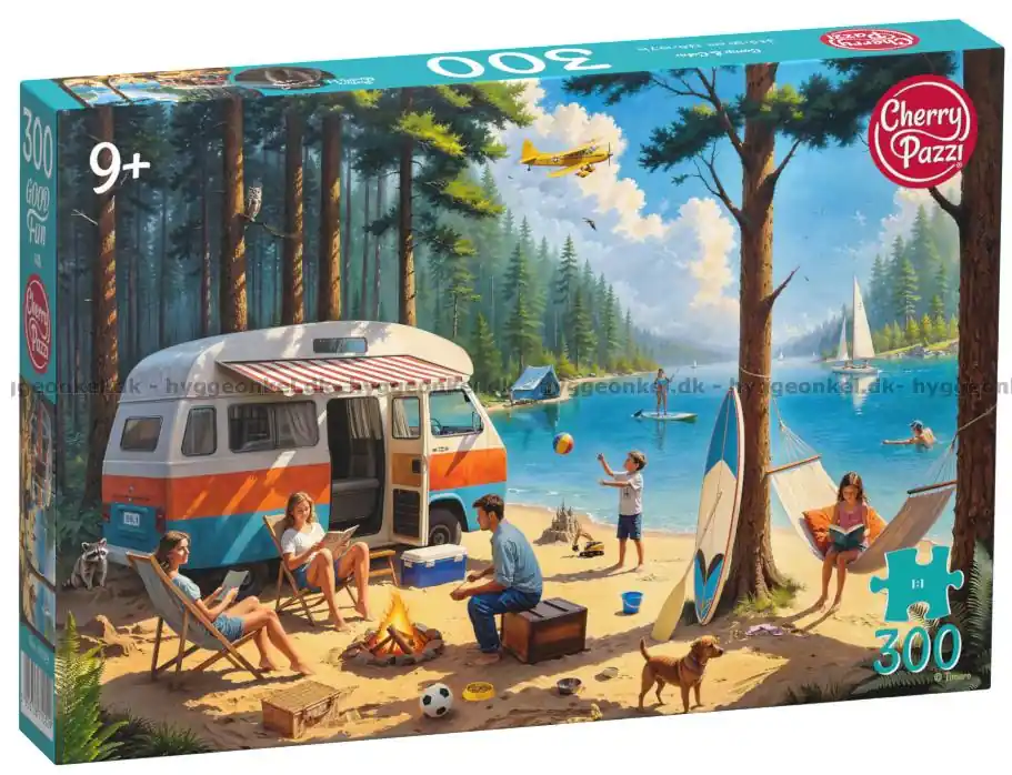 Passa på - Camping vid sjön, 300 bitar