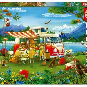 Beställ idag | Campingsemester, 1000 bitar