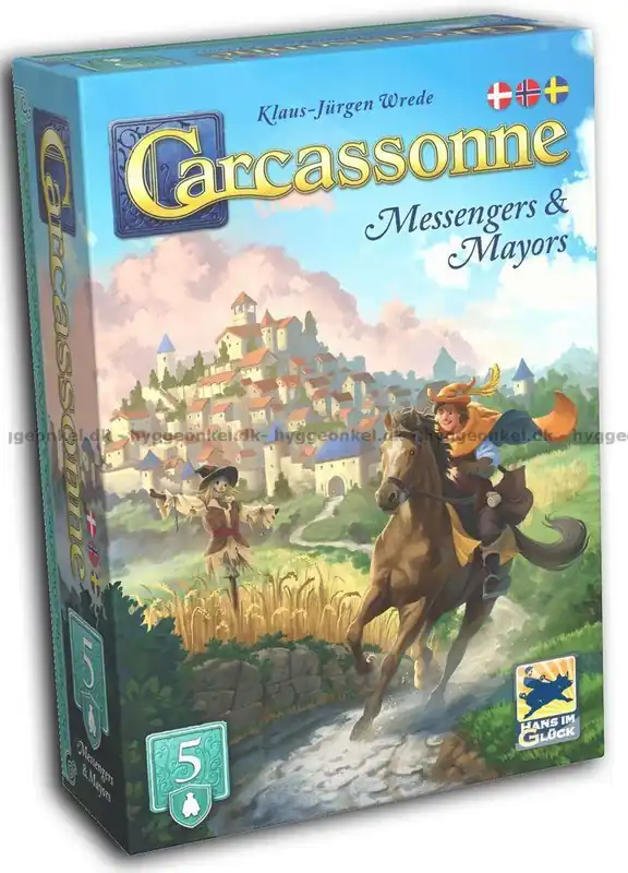 Carcassonne expansion 5 Messengers & Mayors | Rekommenderas