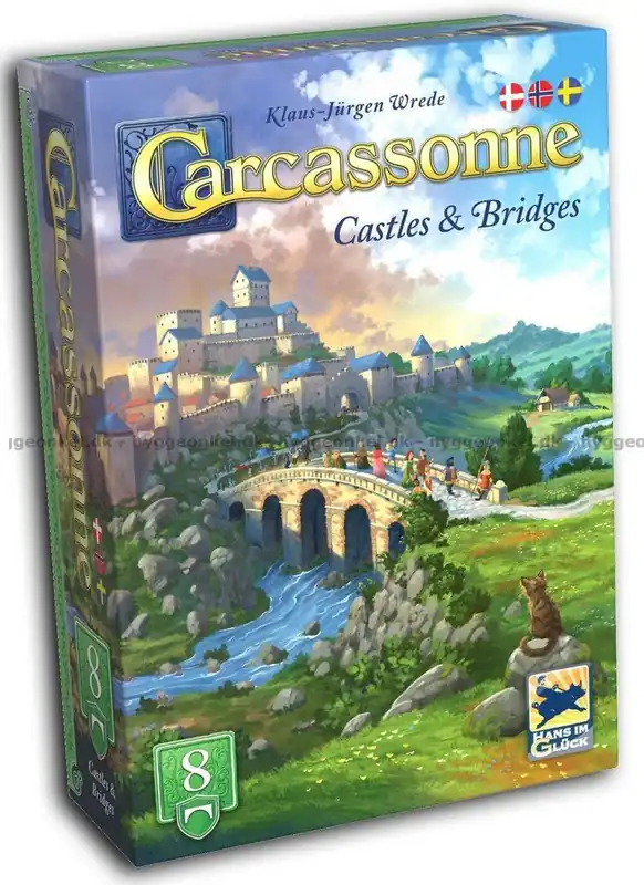 Carcassonne expansion 8 Castles & Bridges | Nyhet i webbutiken