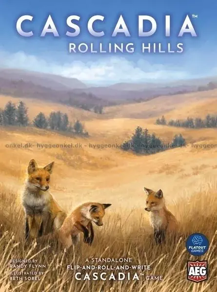 Cascadia Rolling Hills - Roll & Write - Storsäljare