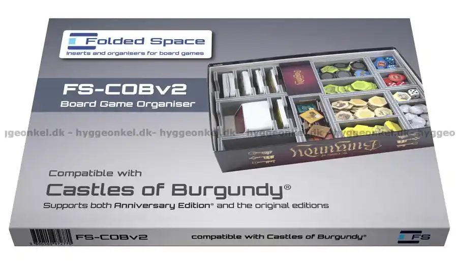 Castles of Burgundy Insert - Folded Space (v2) - Mycket populär