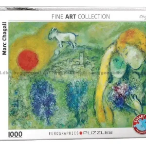 Chagall The Lovers of Vence, 1000 bitar | Slutrea