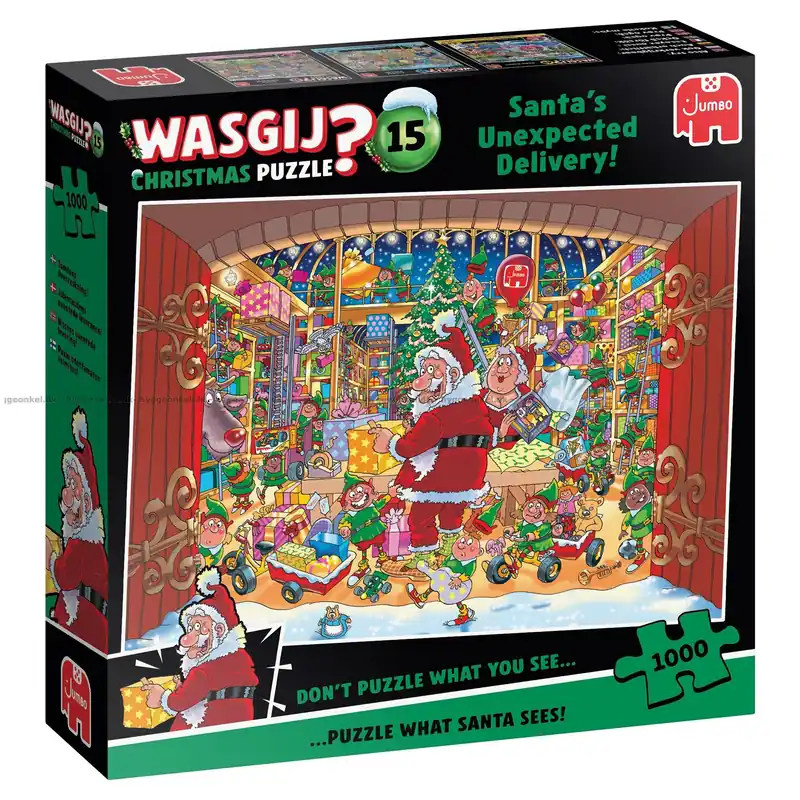 Christmas 15 Jultomtens överraskning, 1000 bitar - Kampanjpris