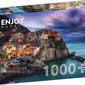 Cinque Terre Kvällsljus över Manarola, 1000 bitar | Skaffa nu