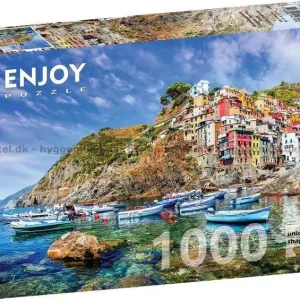 Cinque Terre Riomaggiore, 1000 bitar - Klar att skickas