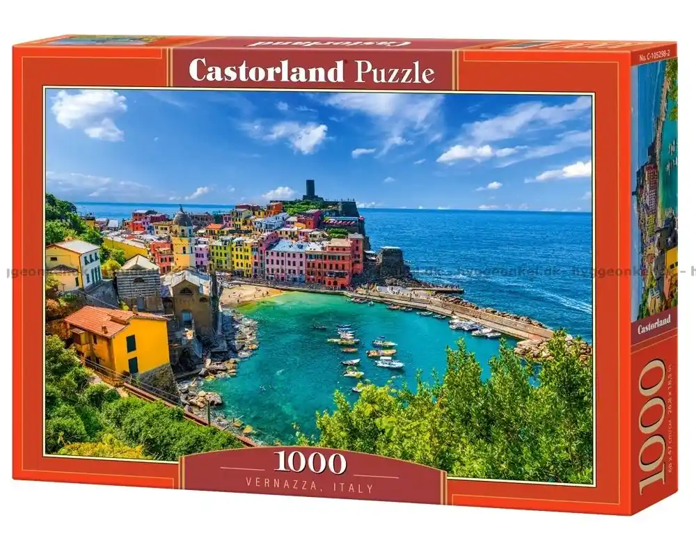 Populär - Cinque Terre Vernazza, Italien, 1000 bitar