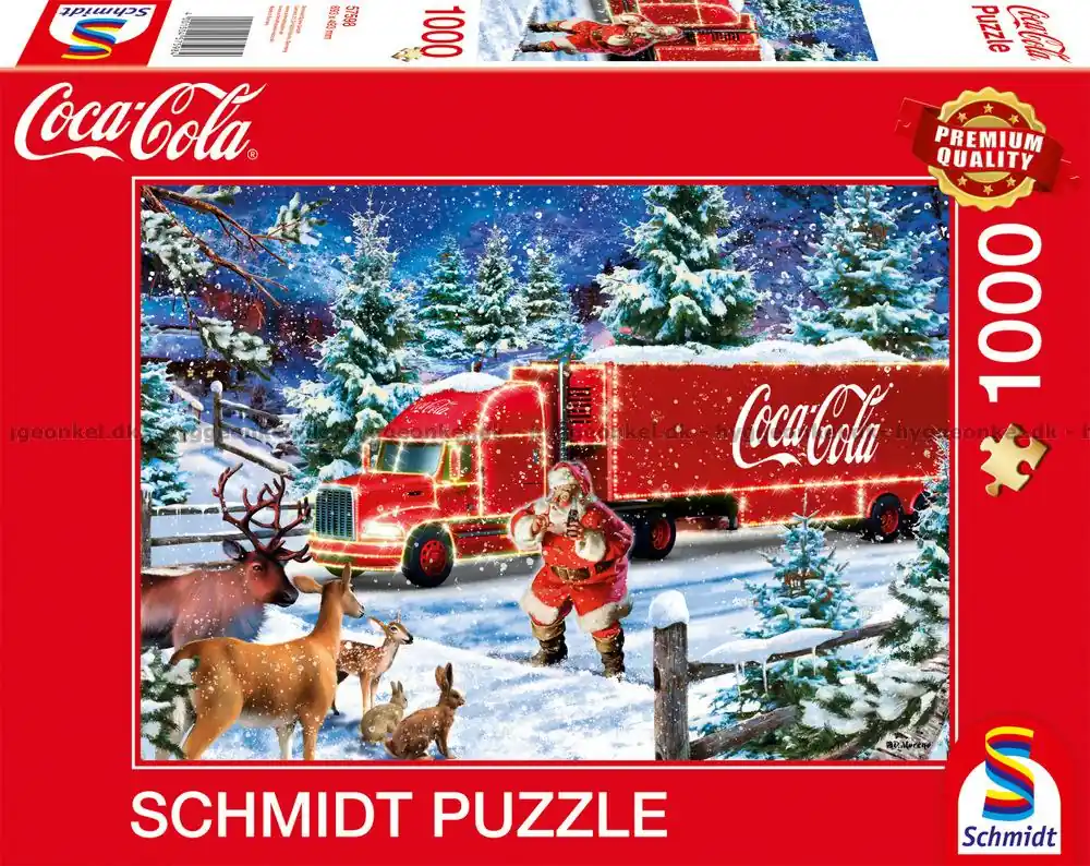 Kanonerbjudande - Coca-Cola Jul-lastbilen, 1000 bitar