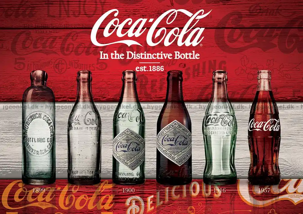Spara nu | Coca-Cola Klassiska flaskor, 1000 bitar