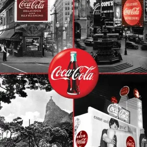 Fabrikspris | Coca-Cola Nostalgi i svart och rött, 1000 bitar