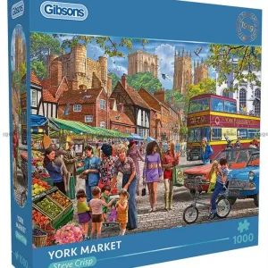 Crisp Marknadsdag i York, 1000 bitar - Mycket uppskattad