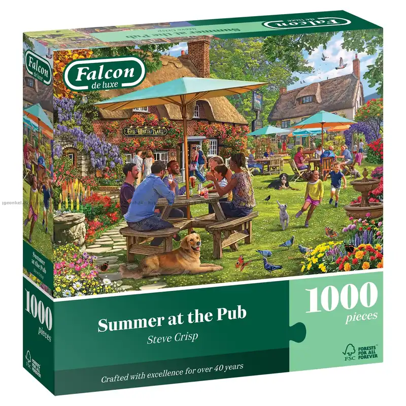 Få kvar i lager | Crisp Sommarstämning i trädgården, 1000 bitar