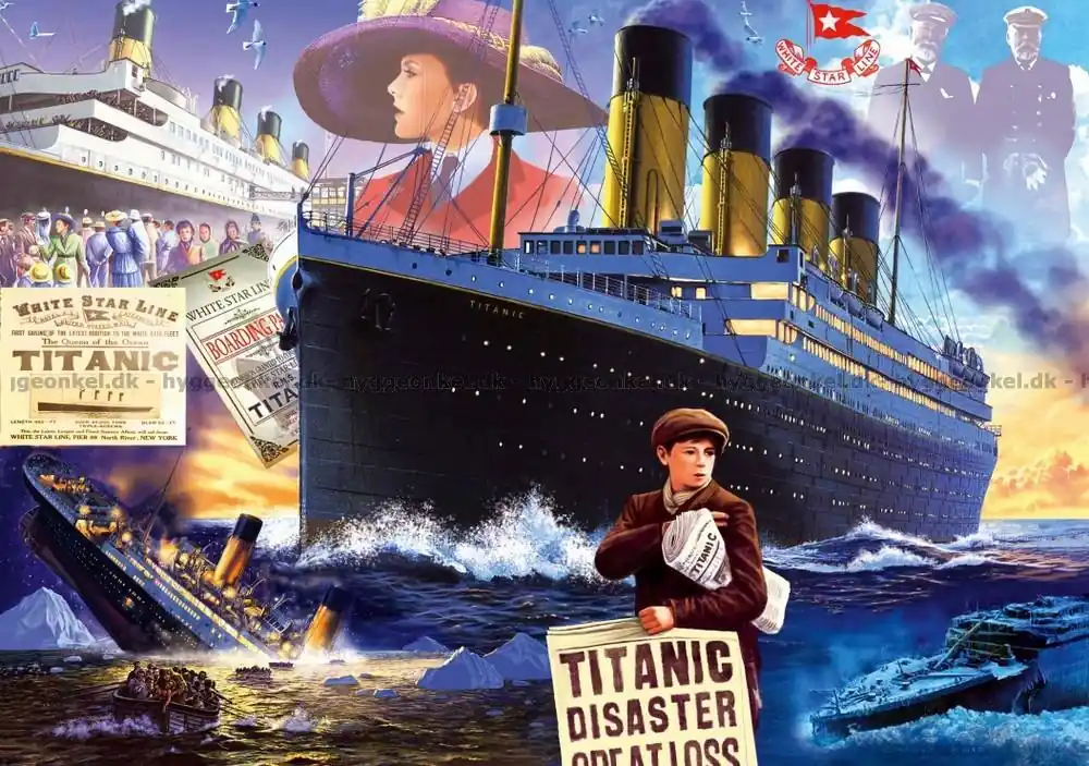 Crisp Titanic, 2000 bitar | Finns i lager