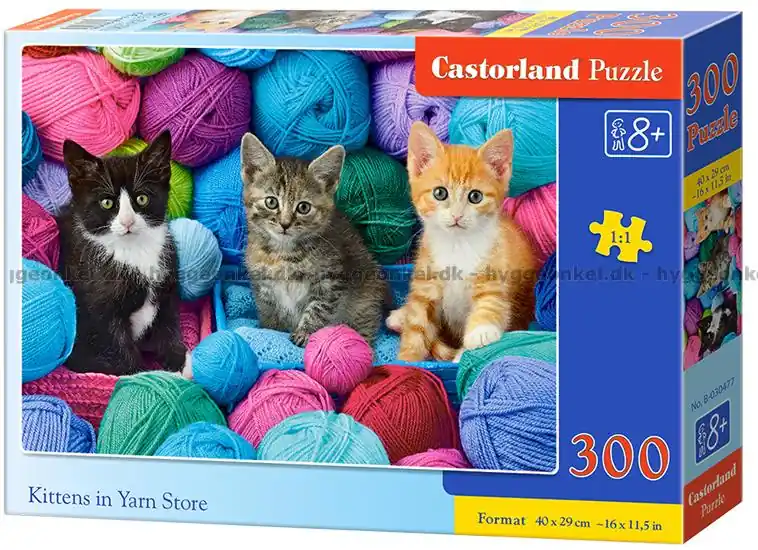 Köp online | Cuddiford Kattungar och garn, 300 bitar