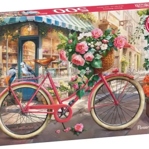 Cykeln med blommor, 500 bitar - Bra pris just nu