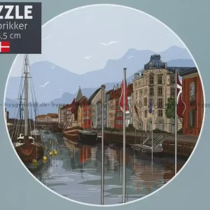 Danmark Nyhavn - Runt pussel, 500 bitar - Kampanjen går snart ut